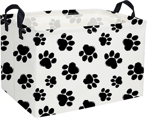 Miniatura 50 de Cesta para niños, cestas de animales, bonitos contenedores de almacenamiento rectangulares de juguetes, organizador de libros, decoración de