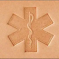 Tandy Leather Ferramenta de carimbo 2d Médica