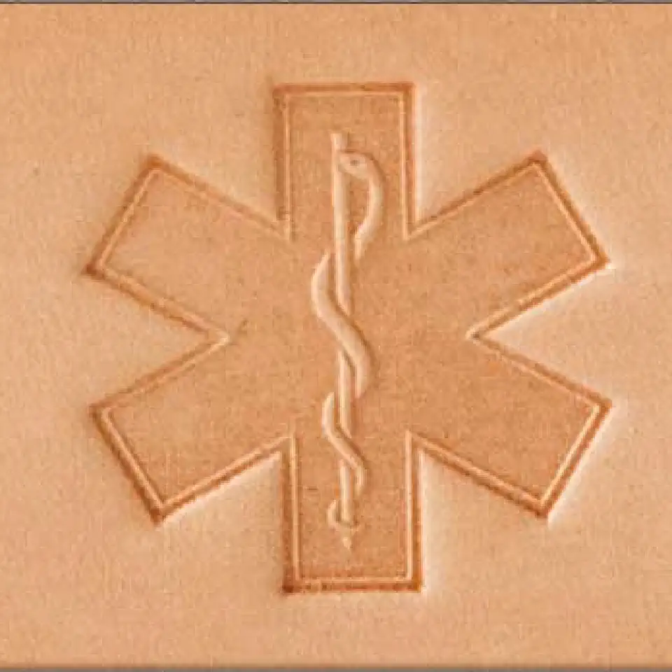 Tandy Leather Ferramenta de carimbo 2d Médica