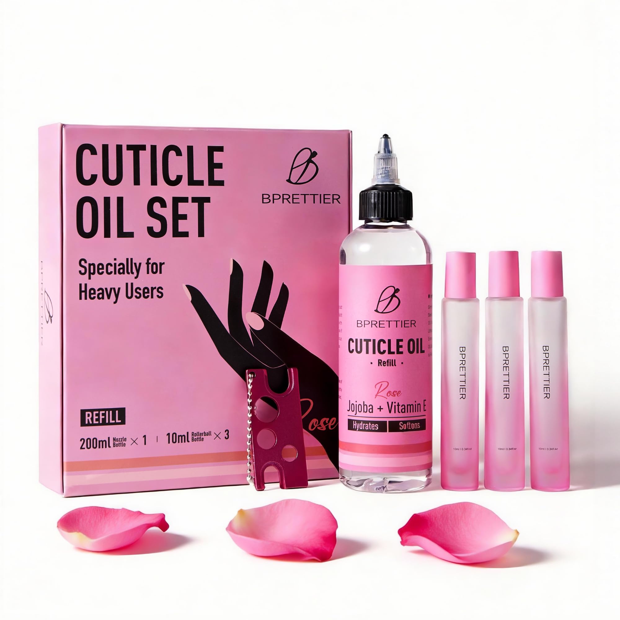 Refill Cuticle Oil Set, Rose Scent
