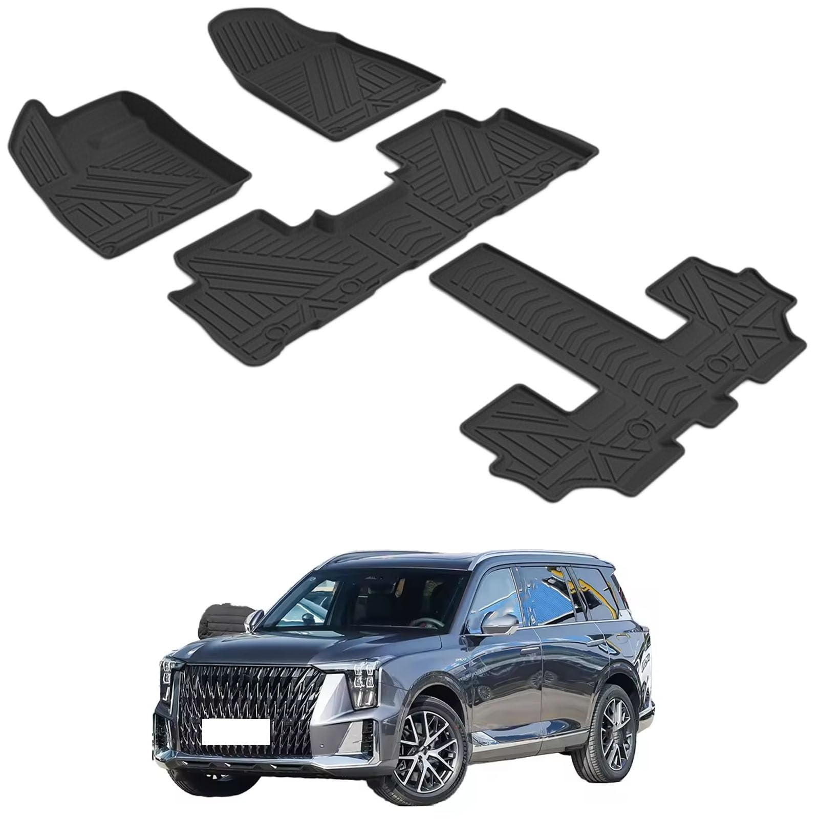 PAPEP Floor Mats for Trumpchi ES9 six-seater PHEV 2024 RHD