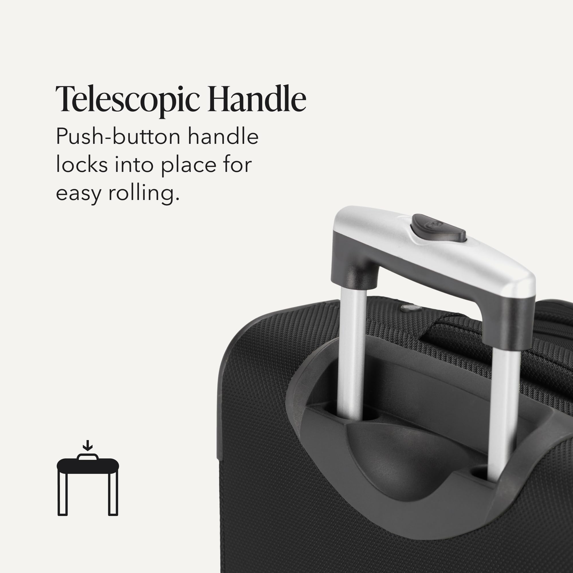 SWISSGEAR Sion Softside Expandable Spinner Luggage Durable Lightweight Travel Suitcase, Black, 2-Piece Set (Carry-On/Large) view 8