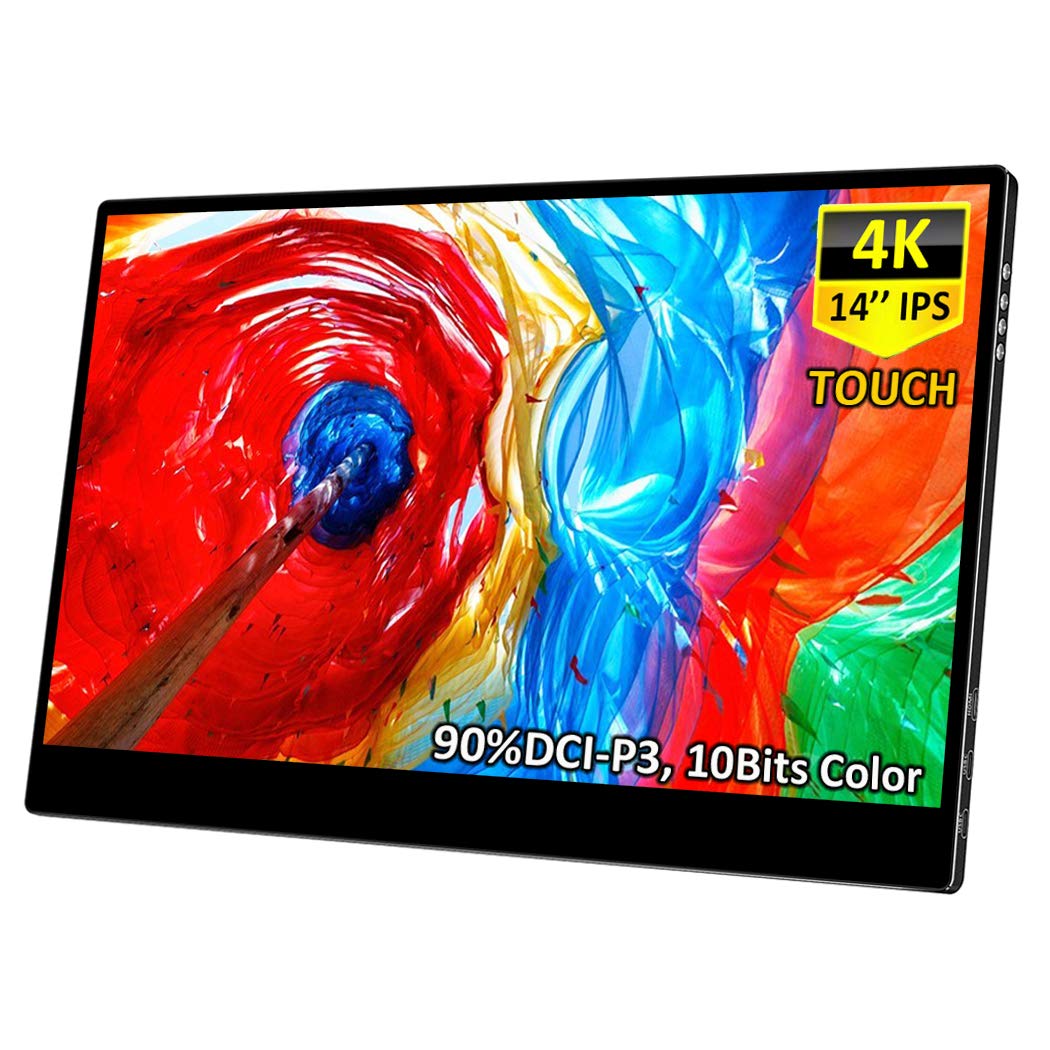 4K Portable Touch Monitor,Corkea 14 Inch 3840×2160 Resolution IPS UHD Touchscreen  Display,HDMI/USB C Input,Wide Color Gamut,Support PD Fast Charge for PS3  PS4 Xbox 360 Laptop Cellphone PC MAC: Monitors: Amazon.com.au