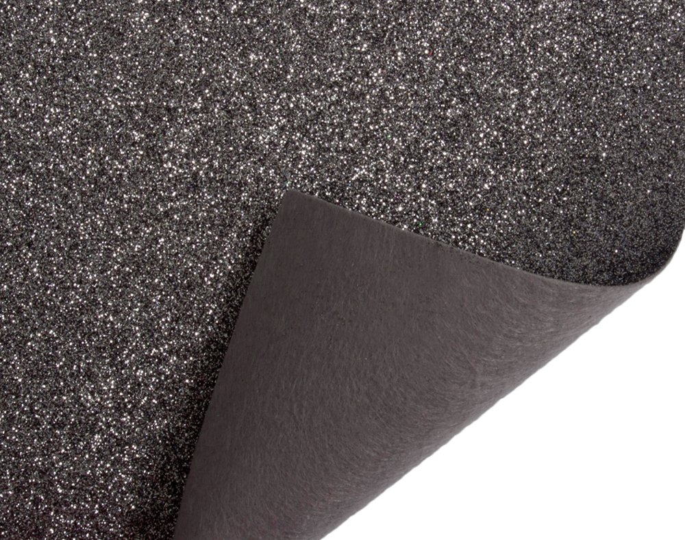 Trimits Glitter Craft Fabric Felt Sheets, Pewter, 30 x 23cm (10 Pieces) GF01