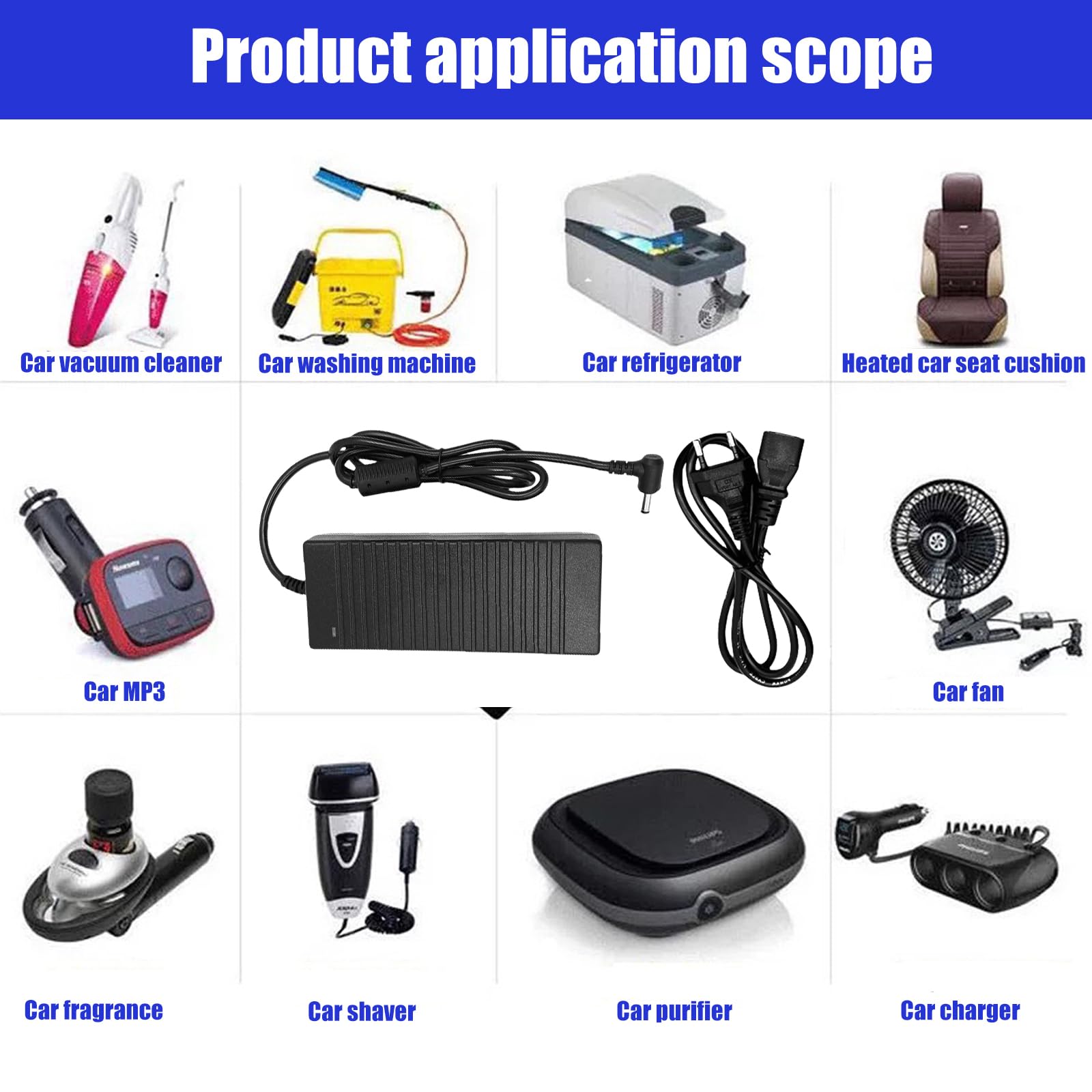 24 V 10 A adapter zasilacza: 240 W zasilacz AC na DC 24 V konwerter transformator AC DC adapter z końcówką 5,5 x 2,5 mm, uniwersalny zasilacz sieciowy do taśm LED LCD monitora LED sterownik