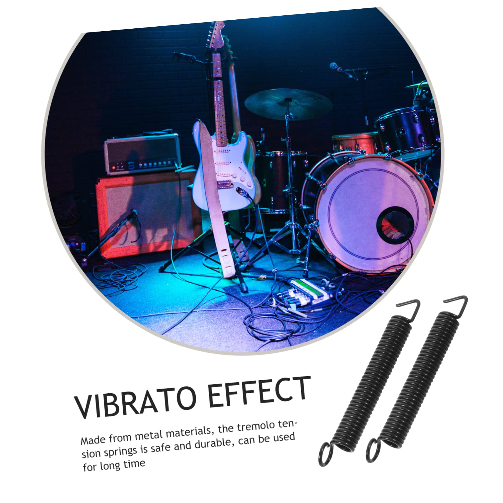 TOYANDONA 12pezzi Per Tremolo Ponte Elettrico Accessori Per Chitarra Elettrica Facile Installazione e Alta Elasticità Compatibili Con Chitarre Elettriche e Acustiche