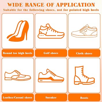 3 PCS Soft Sponge Adjustable Shoe Filler, Half-Size Insoles Adjust Too Big Shoes Toe Cushion Fillers Make Shoes Fit Shoe Inserts for Women Too Big for All Day Pain Relief and Comfort Men and Women