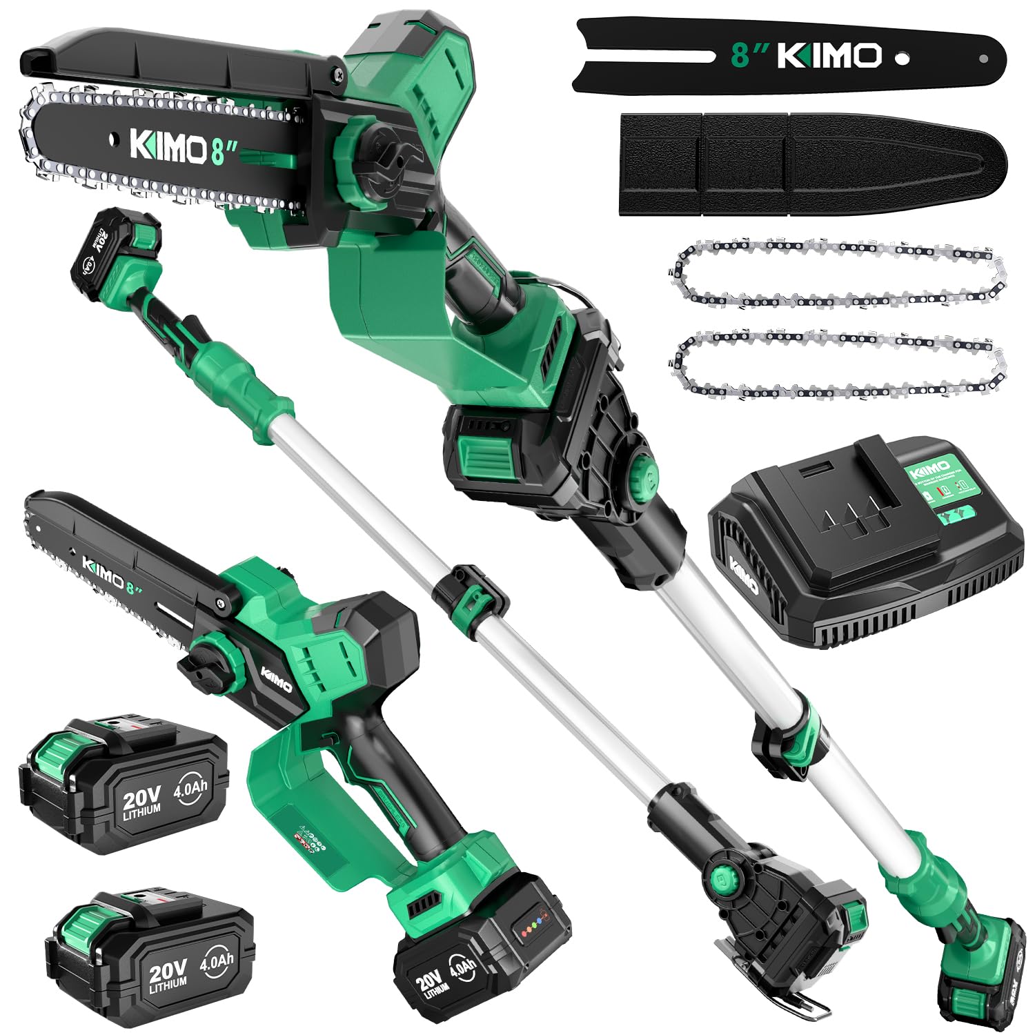 Amazon | 【2026新型 8インチ 4000mAh大容量バッテリー2個付属】KIMO