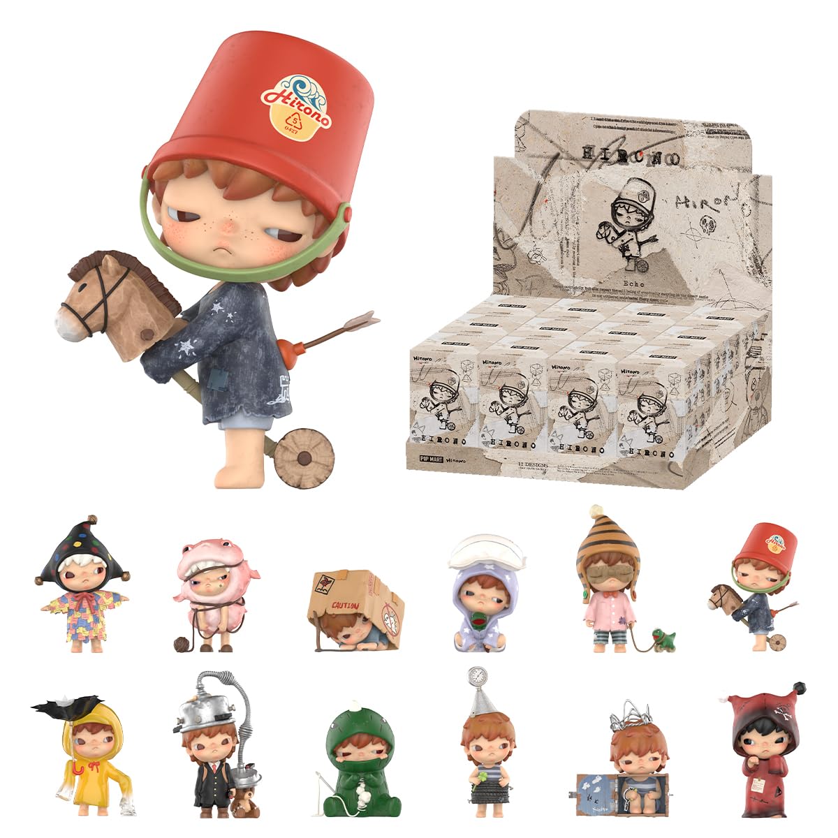 POP MARTHirono Echo Series Figures Whole Set 2.5 inches Articulated Character Premium Design Gifts for Women Fan-Favorite Chic Art Toy Action Figure