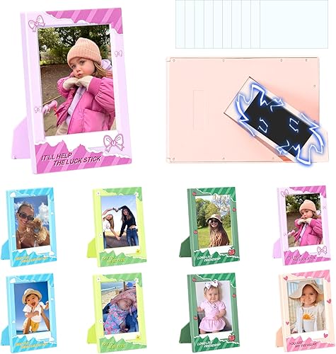 Vista 31 de CAIYOULE Mini portarretratos de 2.15 x 3.4 pulgadas para películas Fujifilm Instax Mini de 3 pulgadas, marco Polaroid de PC para almacenamiento