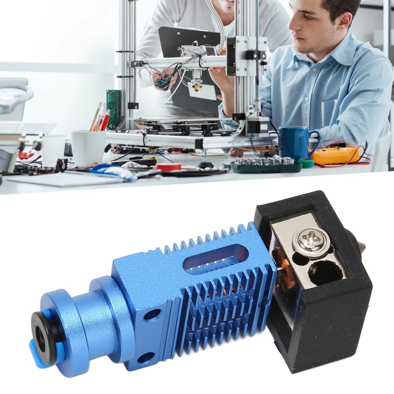 Kit Hotend Stampante 3D per CR 10 CR10s per Ender 3 V2 per Stampante 3D Ender 3, Kit di Aggiornamento Hotend Interamente in Metallo Ad Alta Temperatura Fino a 550 ℃, Ugello