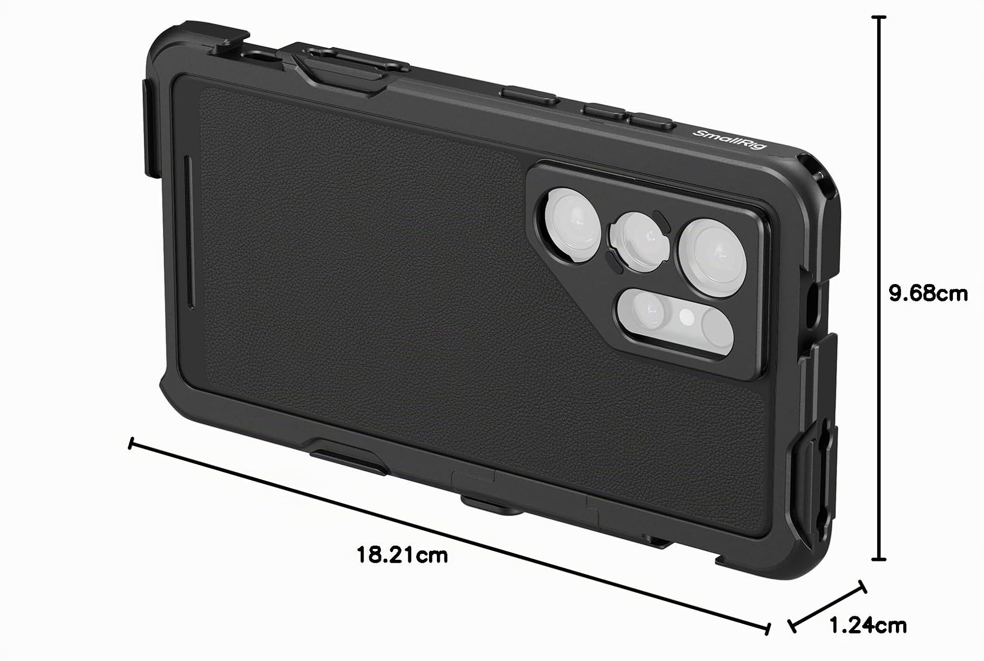 SMALLRIG S25 Ultra Cage Kit para Samsung Jaula de Aluminio con Adaptador de Filtro Magnético de 67mm, Diseño de Liberación Rápida, Rig de Vídeo para Teléfono para Vlogging y Streaming en Directo -5254