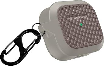 LAUT - Capsule IMPKT case Compatible with AirPods 3 | Ultra-Tough | Carabiner Included Desert Tan
