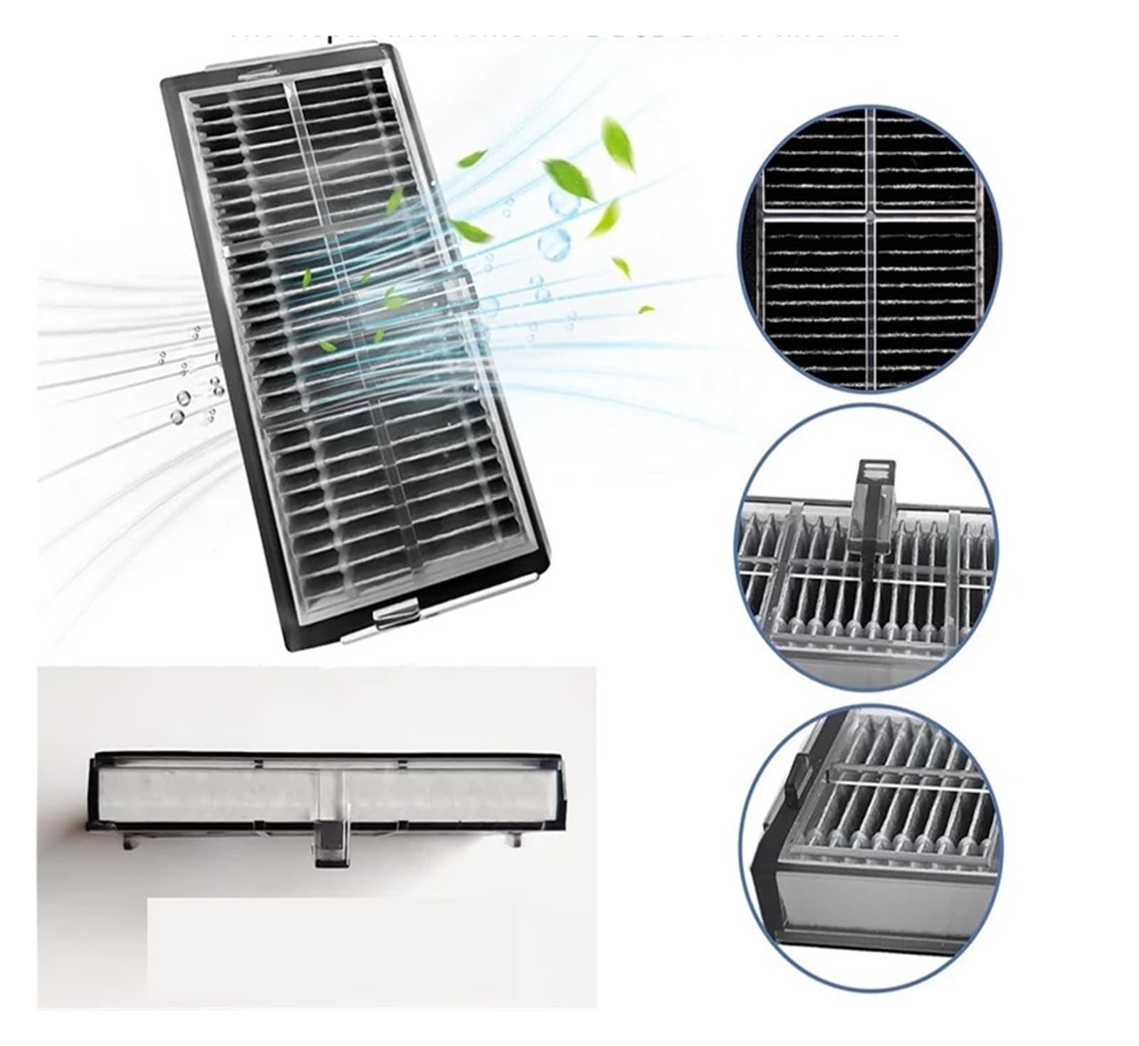 Generisch Hauptbürste, Seitenbürste, HEPA-Filter-Set