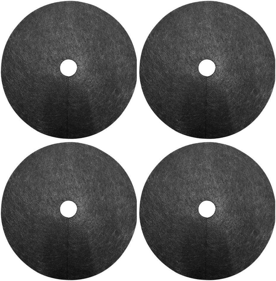 YardwePlants 10pcs Barrier Cloth Tree Mulch Ring Fabric Non-Woven Tree Mat for Greenhouse Garden Ground Lawn Phyto