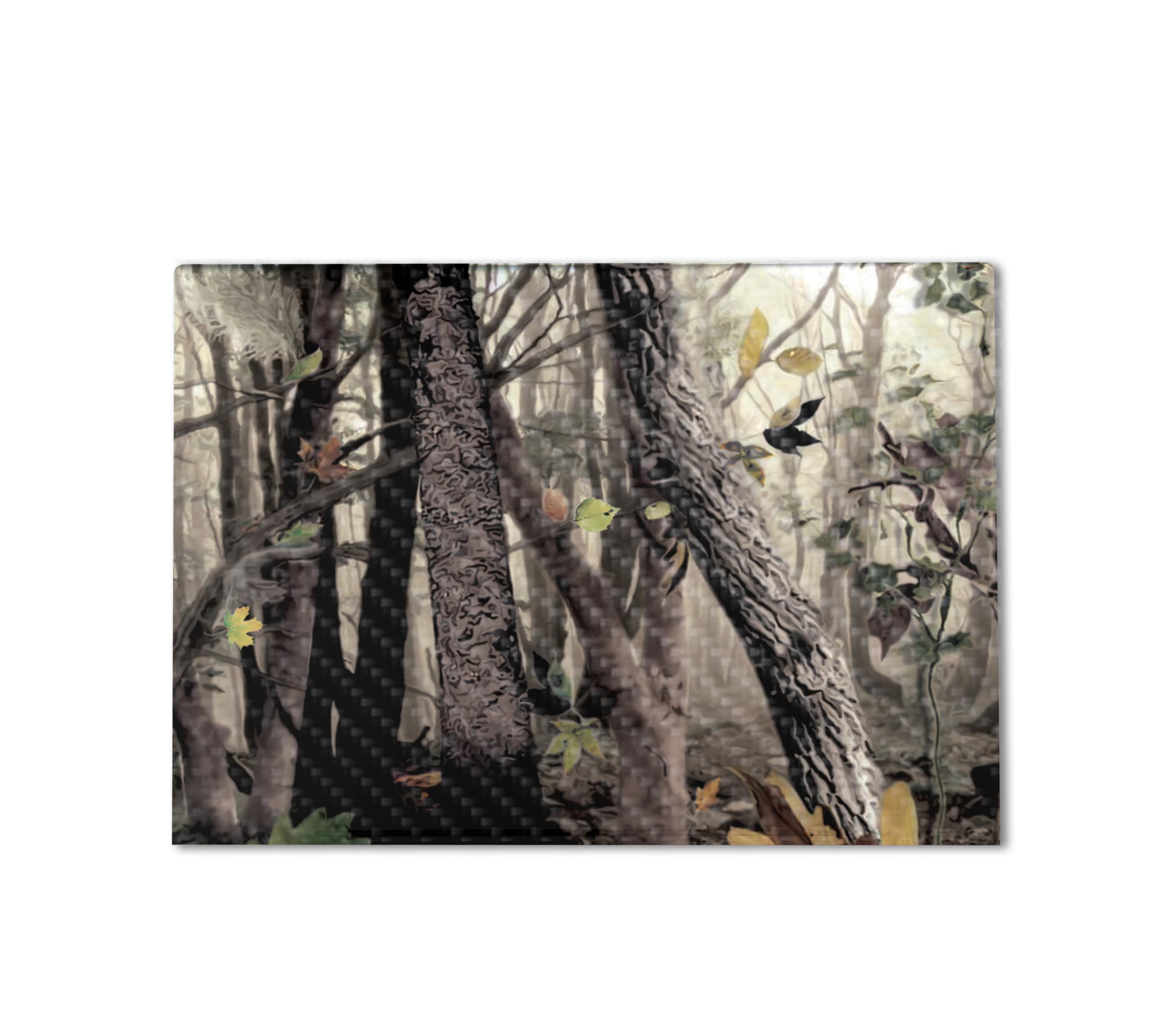 Carbon Fiber Gaming Skin Compatible with HP Envy x360 16” (2023) - Tree Camo - Premium 3M Vinyl Protective Wrap Decal Cover - Easy to Apply | Crafted in The USA by MightySkins