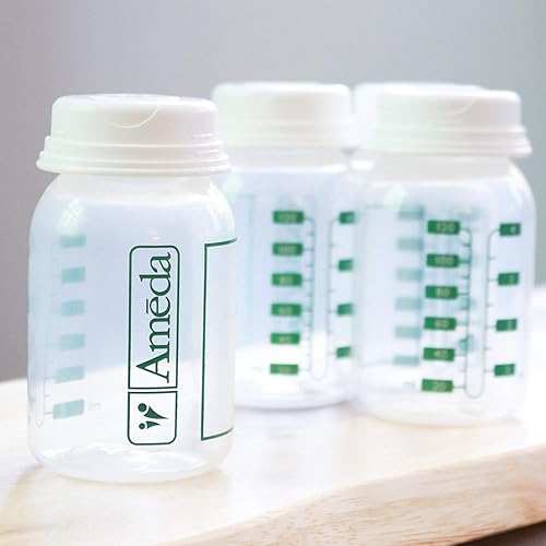 Miniatura 4 de Ameda Botellas de almacenamiento de leche materna (paquete de 2)