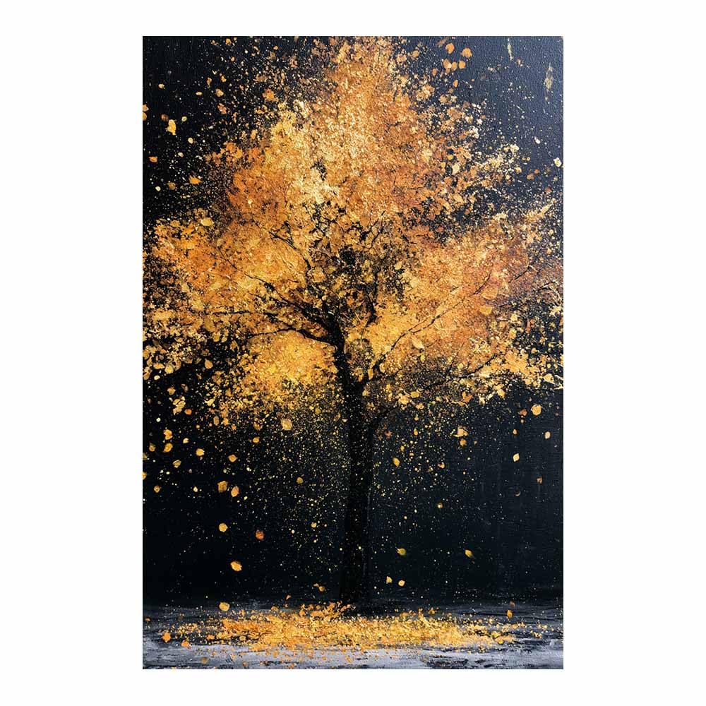 HOQIU Tree Wall Art Dual color Magics tree artwork, home canvas prints, for Bathroom Living Room Bedroom(Multicolor)-30x40cm Unframed
