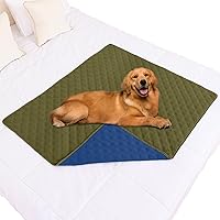 Vista 123 de Smiry Funda Impermeable para Cama de Perro Manta para Mascotas, Manta Suave y Lavable para Perros para Muebles Cama Sofá Sillón Reversible, a