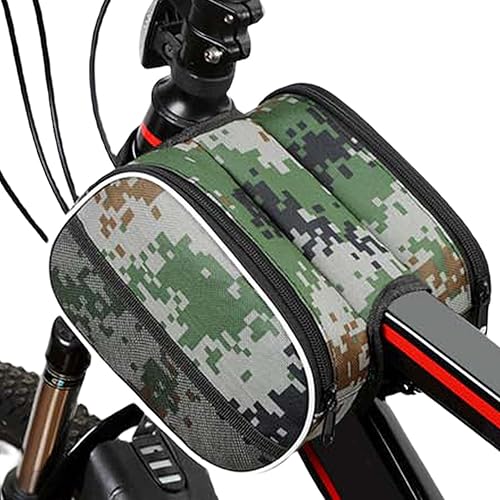 LAFANDE Bolsa de marco de bicicleta, bolsa de sillín de bicicleta, bolsas impermeables para manillar de bicicleta, bolsa de almacenamiento para