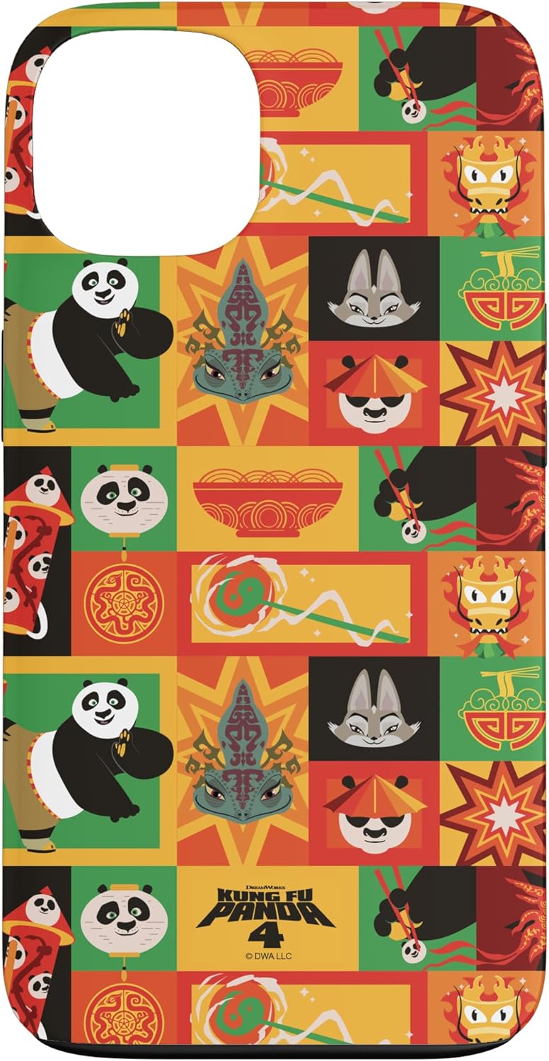 iPhone 15 Plus DreamWorks Kung Fu Panda 4 all over print Case