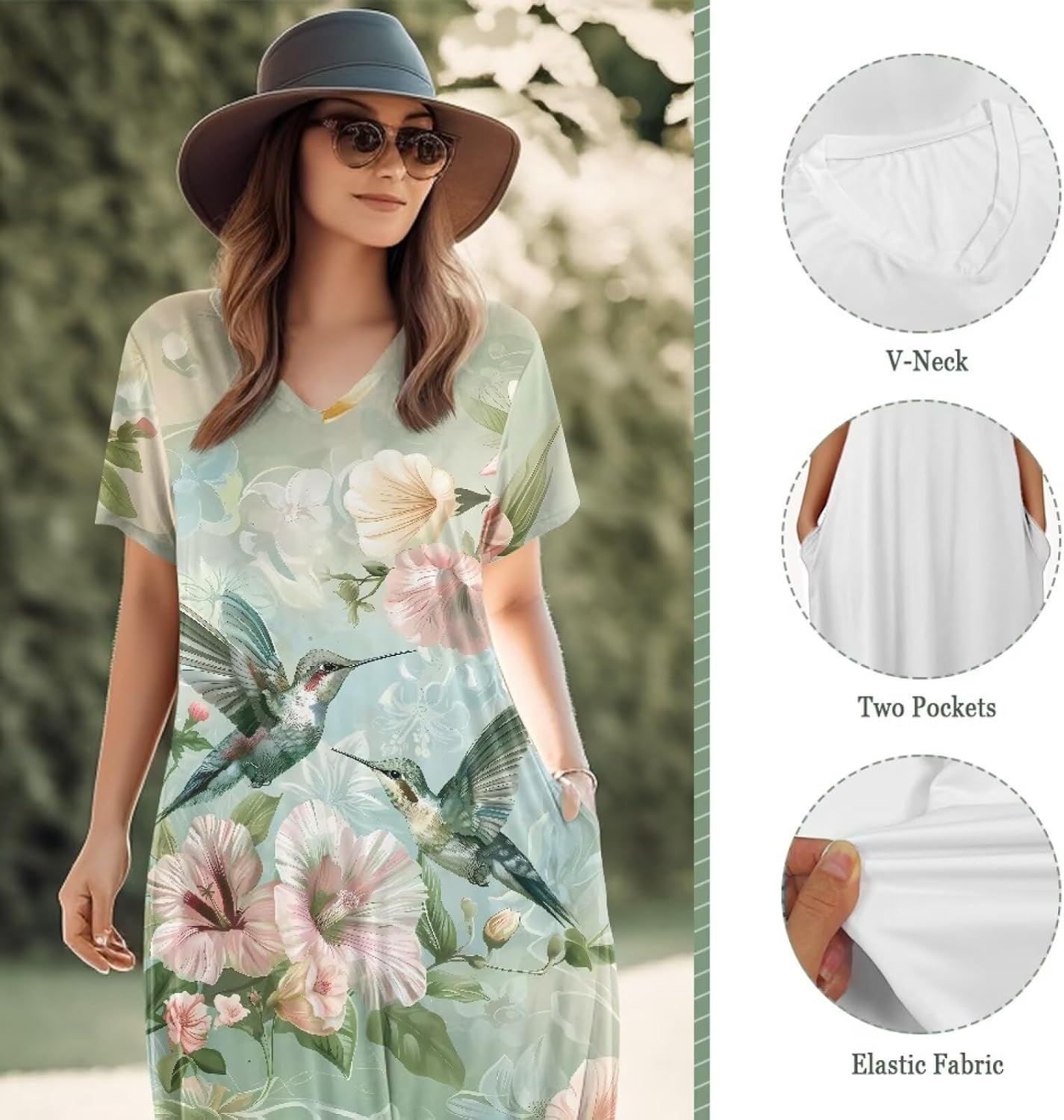 Summer Dresses for Women Plus Size Dress S-3XL Wedding Guest Maxi Dresses