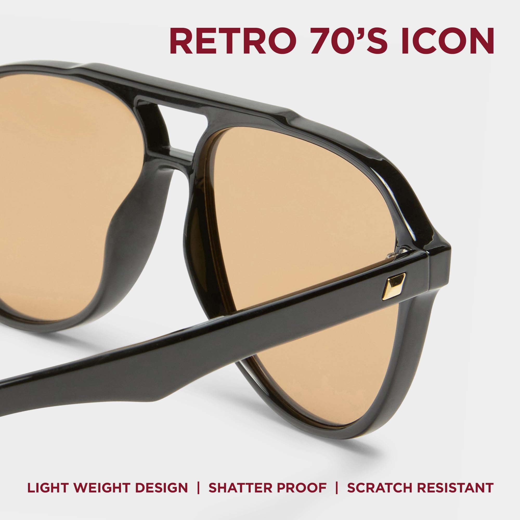 Le Specs Gafas de sol unisex Tragic Magic, color negro/marrón