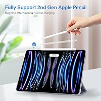 Vista 4 de ProCase Funda para iPad Pro de 11 pulgadas Caso 2022/2021/2020/2018, Funda Inteligente de Carcasa Trasera Rígida con Soporte Delgado para iPad Pro