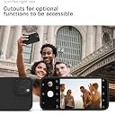 YATWIN Silicone Back Case for iPhone 16 Pro, Soft-Touch Phone Back Cover for Apple iPhone 16 Pro - Black gallery image