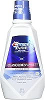 Vista 1 de Crest 3D White Multi-Care - Enjuague blanqueador, blanco glamoroso, menta fresca, 32 onzas líquidas (paquete de 2)