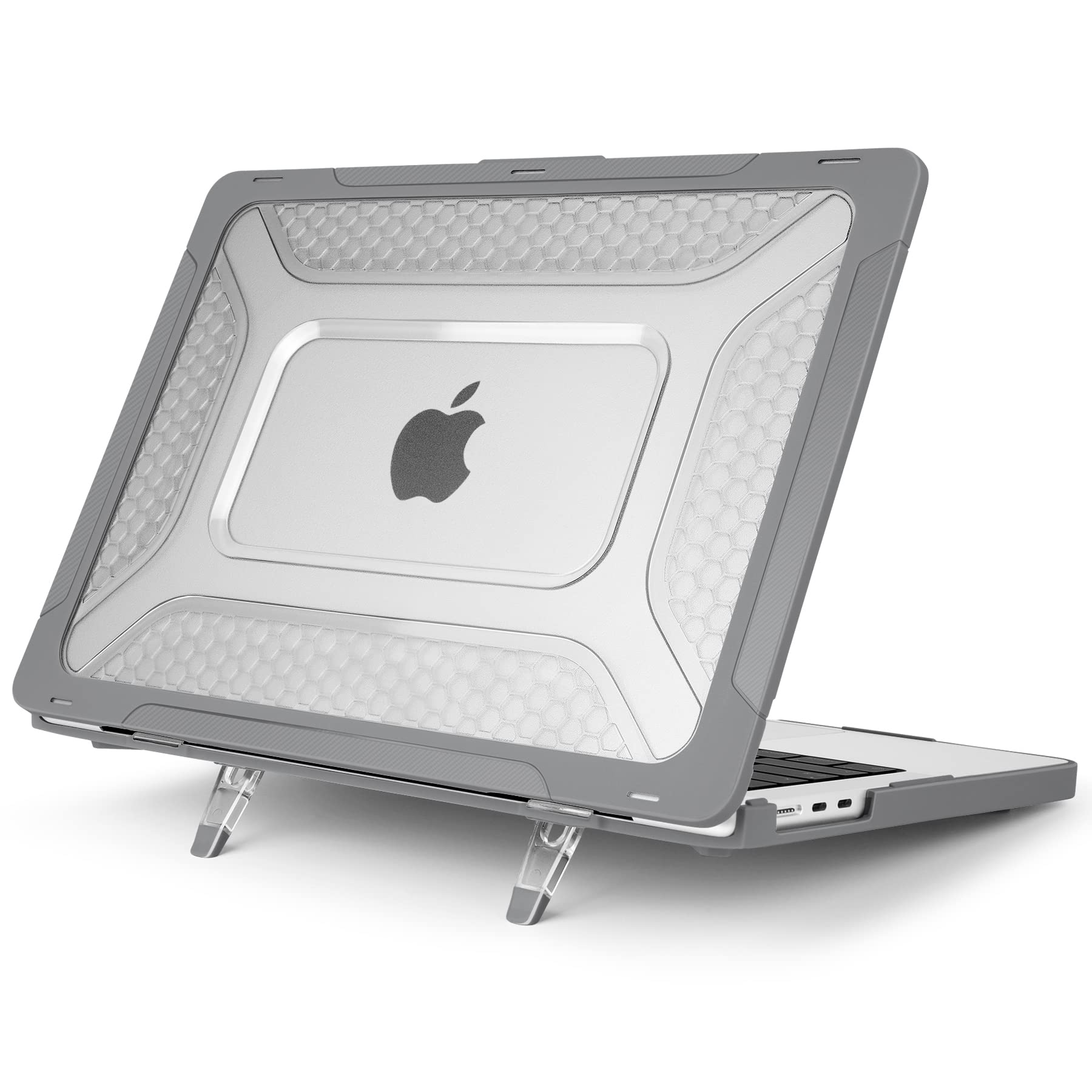 See full amazon price history chart for TechTrendz Honeycomb Heavy Duty Protective Hard Shell TPU Bumper Case Cover for MacBook Air 13 inch Case 2022 2021 2020 2019 2018 Release A2337 M1 A2179 A1932 Retina Display with Touch ID - Grey TechTrendz Honeycomb Heavy Duty Protective Hard Shell TPU Bumper Case Cover for MacBook Air 13 inch Case 2022 2021 2020 2019 2018 Release A2337 M1 A2179 A1932 Retina Display with Touch ID - Grey (B0CHP2GJ4M) Amazon Price History, Amazon Price Tracker