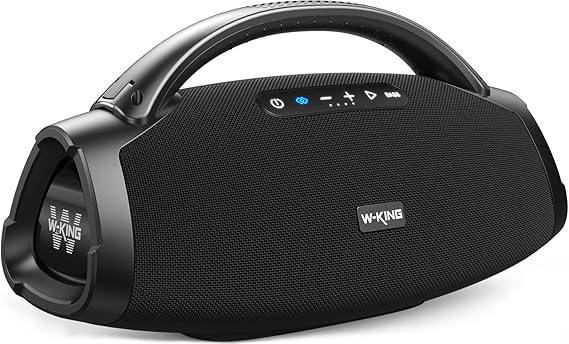 330W PEAK Loudest Boom Box X20, 7.5" Subwoofer, 2.1Ch, IPX7 Waterproof 200W RMS Party Bluetooth Speaker, Hi-Fi, Large Wireless Speakers, BT5.4, EQ APP, Fast Charge, Guitar-in,Massive Bass for Outdoors