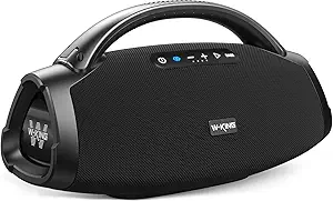 330W PEAK Loudest Boom Box X20, 7.5" Subwoofer, 2.1Ch, IPX7 Waterproof 200W RMS Party Bluetooth Speaker, Hi-Fi, Large Wireless Speakers, BT5.4, EQ APP, Fast Charge, Guitar-in,Massive Bass for Outdoors