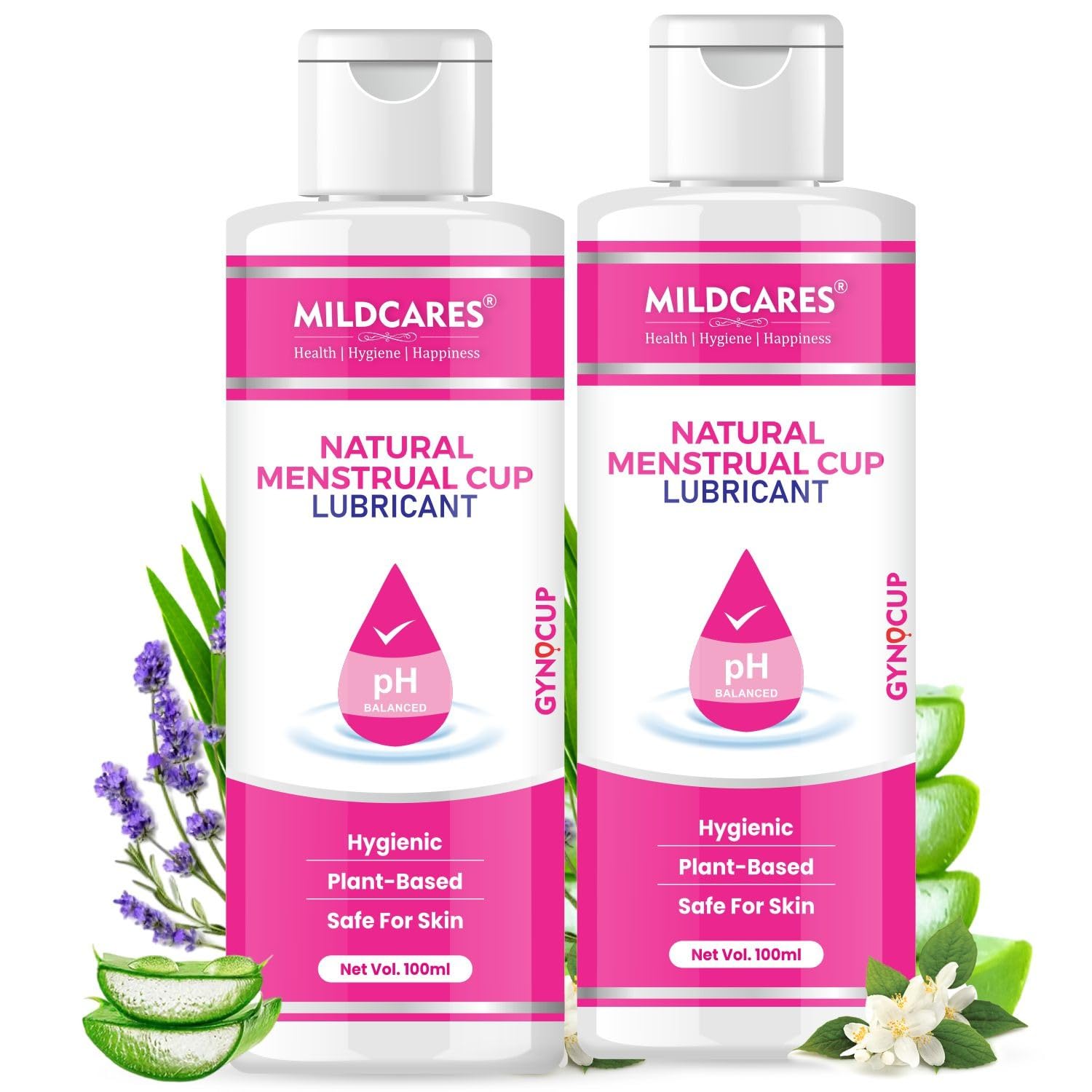 MildCares Natural Menstrual Cup Lubricant | Helps to Insert Menstrual Cup