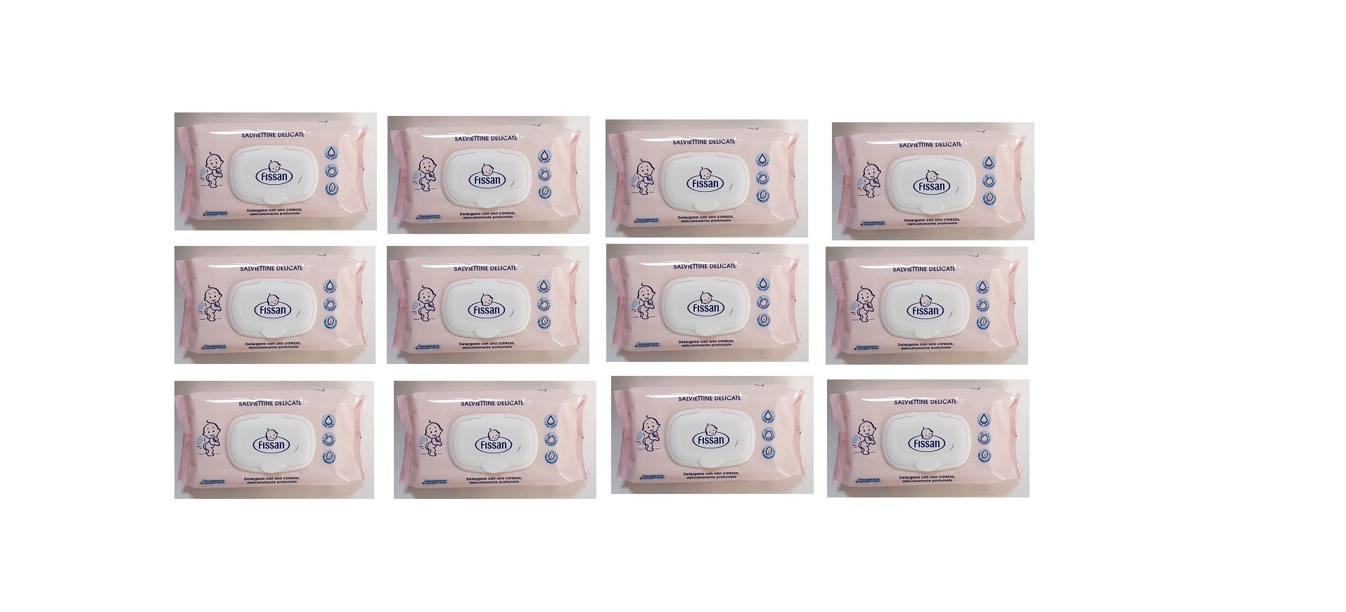 Toallitas Megapack para bebé delicado 65 Unità (Confezione da 12)
