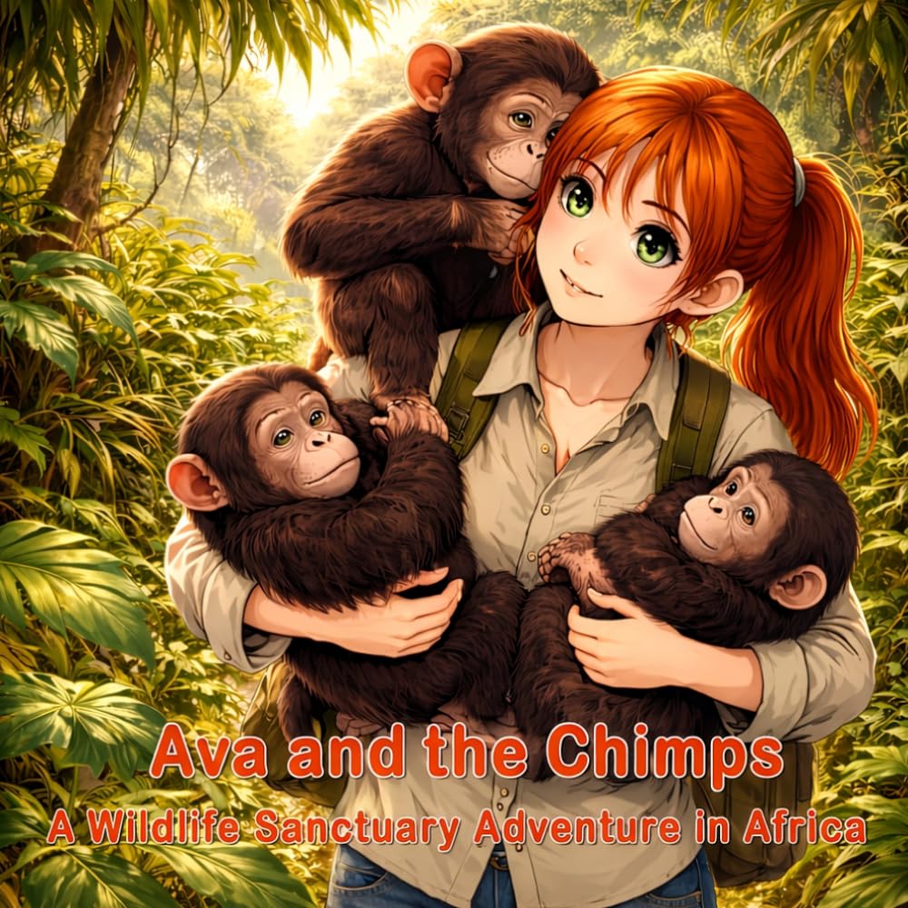 Ava and the Chimpanzees: A Wildlife Sanctuary Adventure in Africa (Ava’s Adventures: Saving Animals)