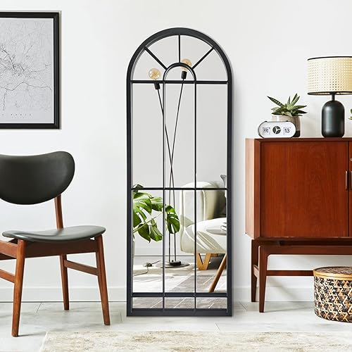 Miniatura 5 de HQiJun Espejo de pared decorativo para ventana espejo arqueado para sala de estar dormitorio entrada tocador de baño 4724 x 1732 x 09 pulgadas