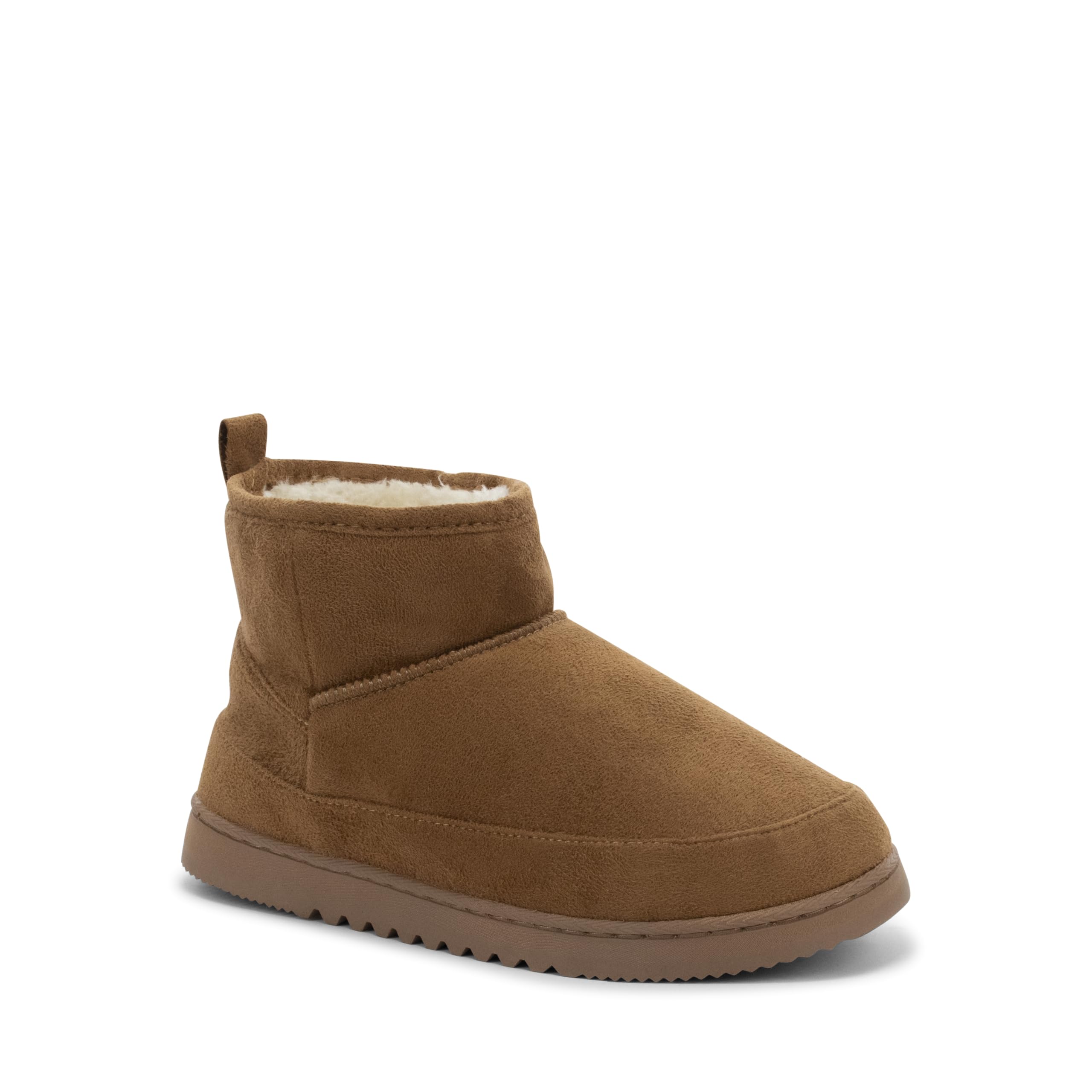 Western Chief Womens Bootie Slippers with Faux Fur Lining and Cushioned Insole