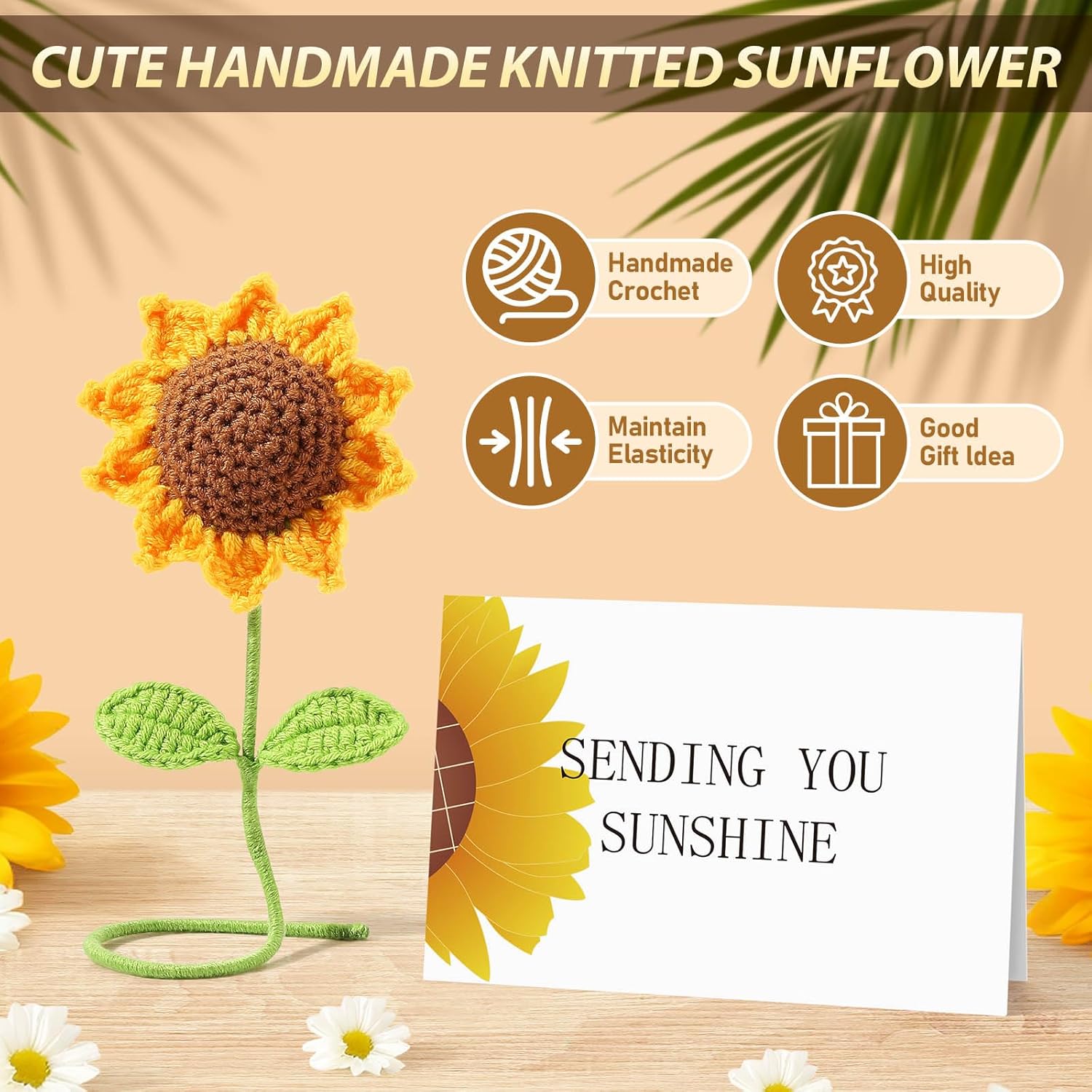 Self Care Gifts for Women Birthday Gift Basket, Sending Sunshine Care Package Get Well Soon Spa Gift Basket, Thinking of You Christmas Birthday Gifts for Women Mom Best Friend Wife Her - Image 6