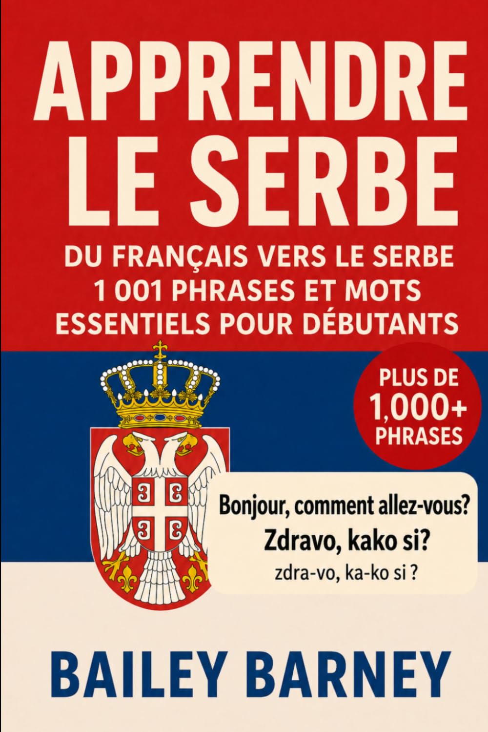 Apprendre le serbe : 1 001 phrases et mots essentiels pour débutants, du français vers le serbe