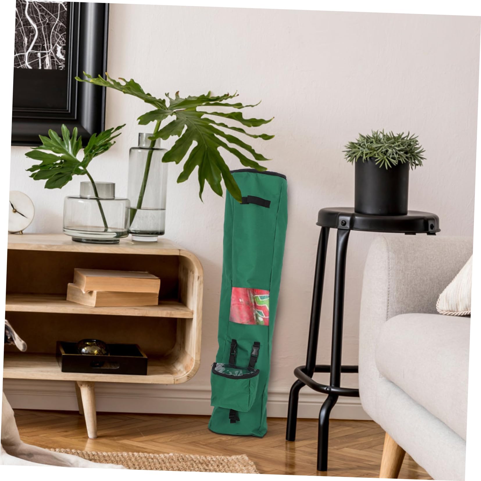 WATIIFUFU Lange Aufbewahrungstasche für Geschenkpapier Organizer aus Oxford Gewebe Faltbar und Wiederverwendbar für Party und Weihnachten