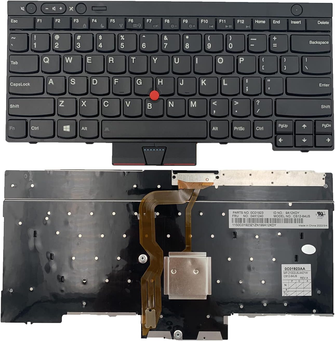 Laptop Replacement US Layout Keyboard for Lenovo ThinkPad T430 T430I T430S X230 X230T Keyboard T530 W530 L430 L530 04Y0490 04X1277 04X1315