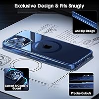 Vista 7 de Alphex Funda MagSafe de titanio pulido para iPhone 15 Pro Max, combinación de color oficial para iPhone