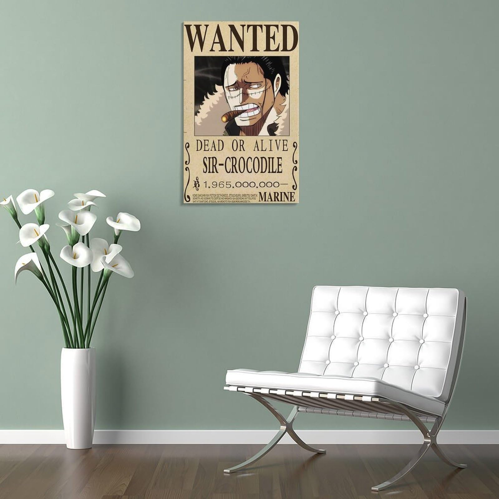 Amazon.com: Anime Bounty Wanted Sir-Crocodile Poster Poster Cool