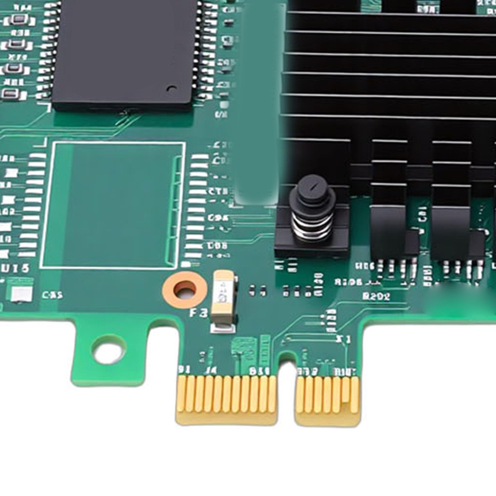 Sxhlseller Karta Sieciowa PCIe Wydajny Adapter Ethernet 1G Zapewniający stabilność Serwera Obsługa Systemów, 1 X Karta Sieciowa dla Serwerów Komputery Stacjonarne Urządzenia Pamięci Masowej