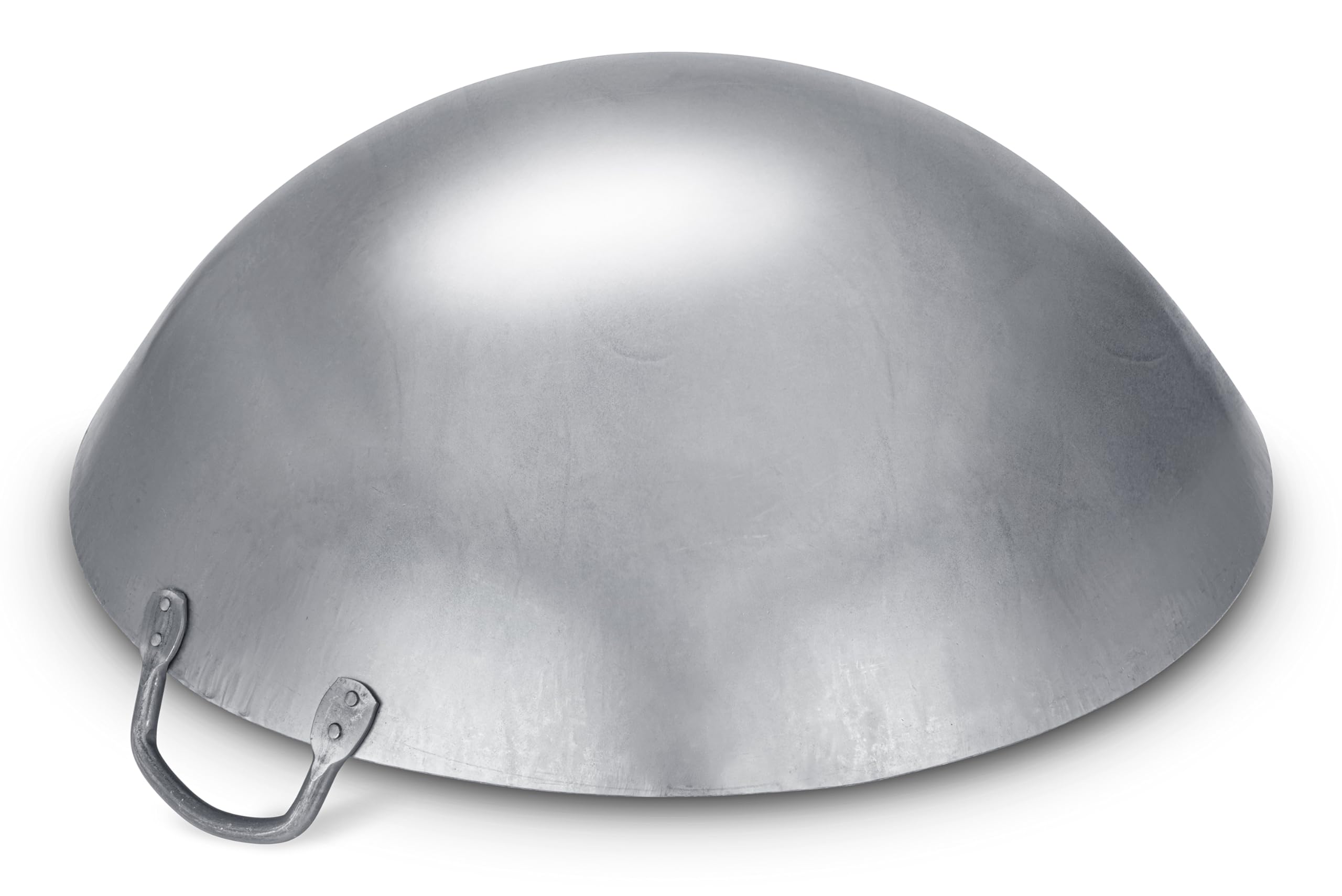 Craft Wok Großer 18-Zoll (46 cm) Schwerer Kanton-Stil Handgehämmerter Karbonstahl-Wok (Runder Boden) / 731W87-18in