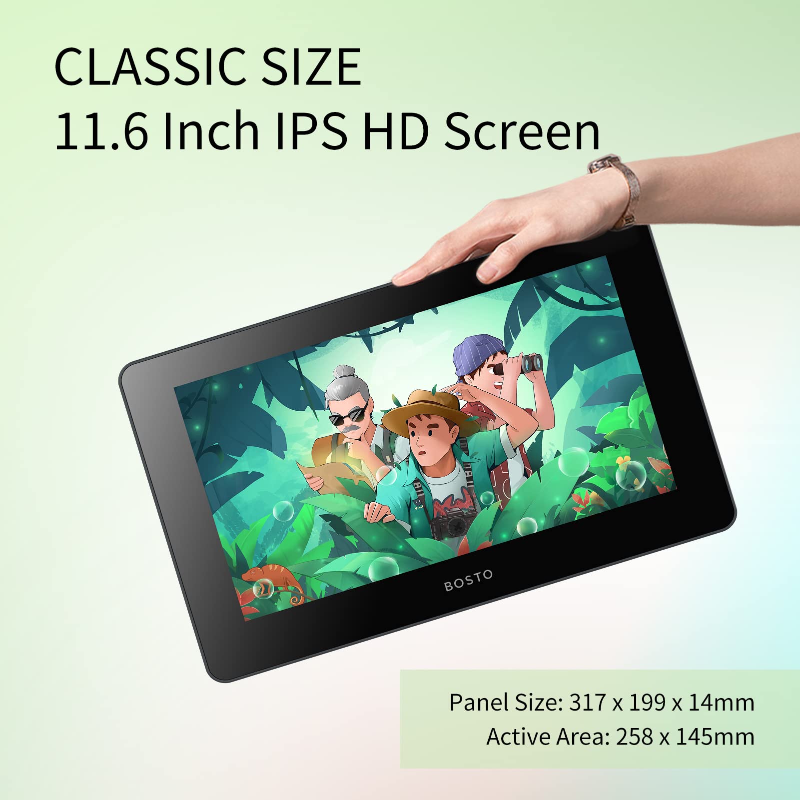 Amazon.com: BT-12HDT Portable 11.6 Inch HD H-IPS Touchscreen LCD 