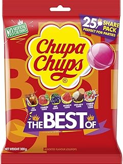 Chupa Chups Best of Lollipops, 25 Count