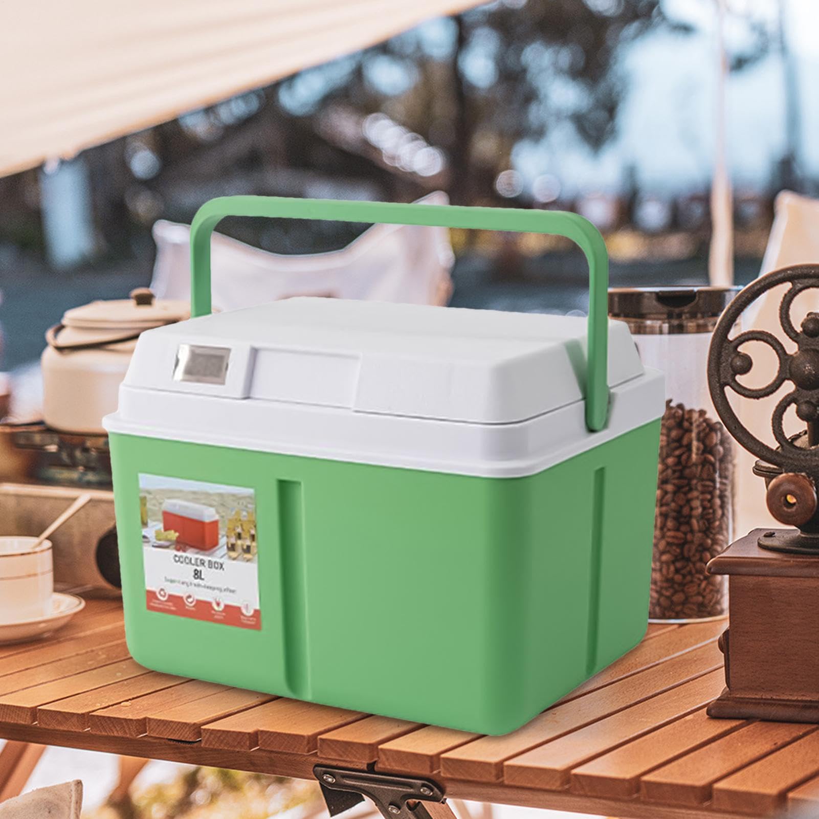 Bolsa nevera portátil – Pequeñas bolsas térmicas portátiles de 5 l 8 l para viajes | Equipo de cocina de camping para deportes marinos playa picnic golf viaje trabajo camión viaje oficina senderismo