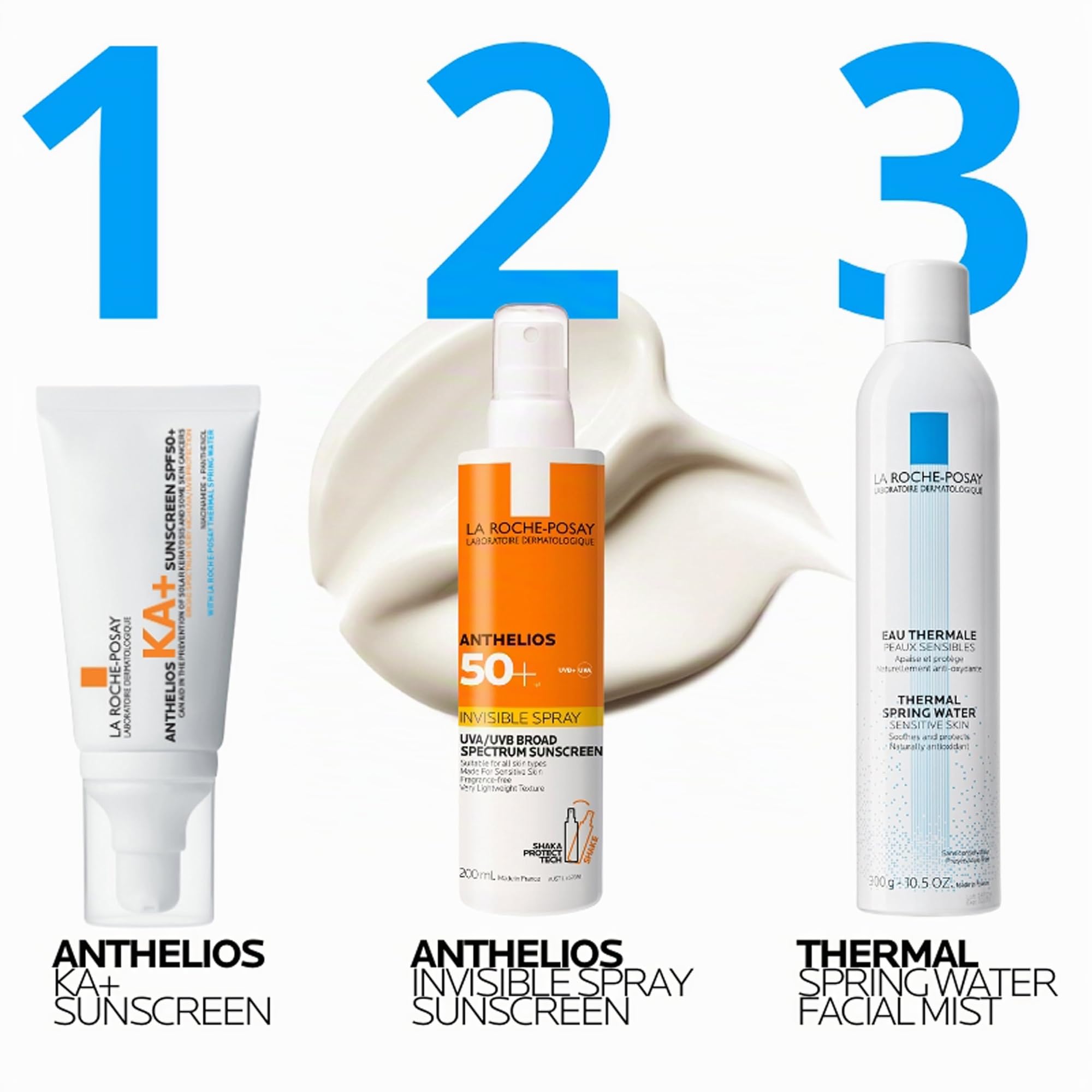 La Roche Posay Anthelios KA+ MED Creme, Hochwirksame medizinische Sonnencreme, Zur Prävention von aktinischer Keratose (AK) und nicht-melanozytärem Hautkrebs (NMSC), Sehr hoher Breitband-Schutz, 50 ml